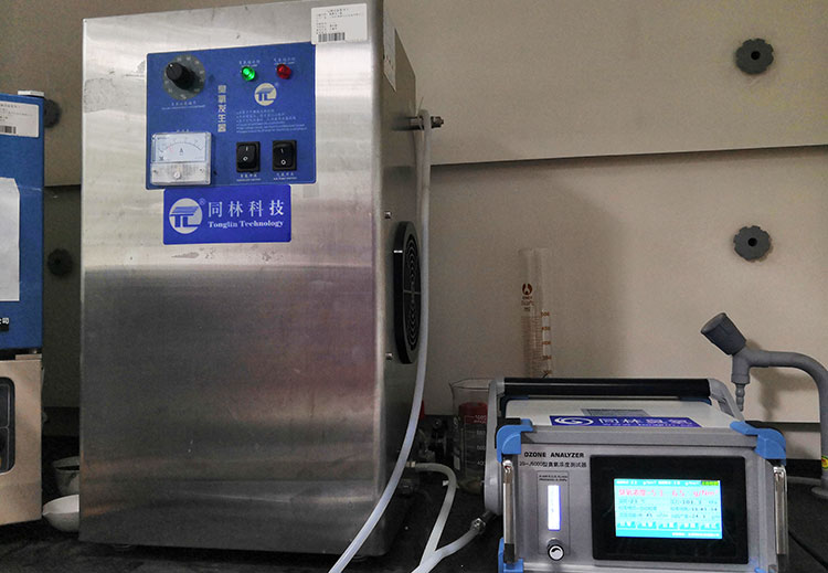 北京交通大學(xué)臭氧高級氧化現場(chǎng)